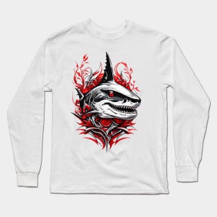 The shark tattoo Long Sleeve T-Shirt